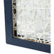 Anita Ivory and Indigo Wall Décor, Set of 2