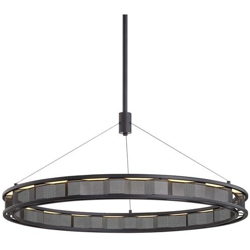 Fuze LED 39 inch Modern Bronze Pendant Ceiling Light