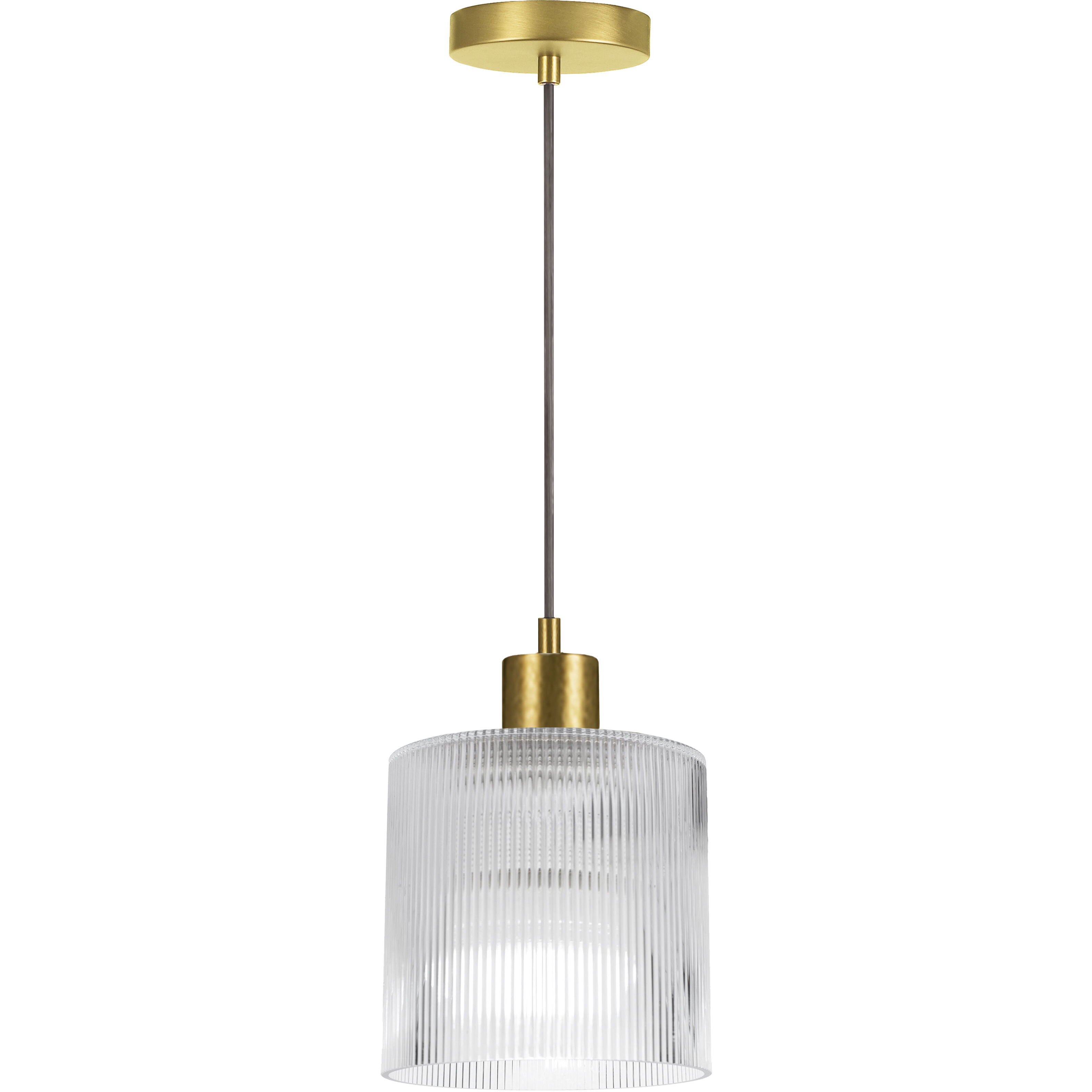 Nadine LED 7 inch Aged Brass Pendant Ceiling Light
