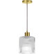 Nadine LED 7 inch Aged Brass Pendant Ceiling Light
