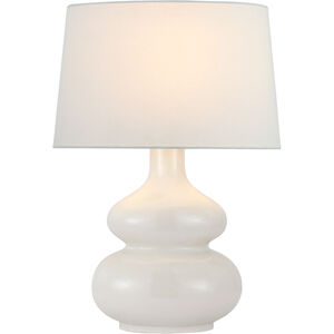 Chapman & Myers Lismore 23.75 inch 15 watt Ivory Table Lamp Portable Light, Medium