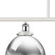 Ballston Urban 4 Light 48 inch White and Polished Chrome Island Light Ceiling Light