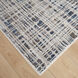 Darica 36 X 24 inch Blue Rug in 2 x 3
