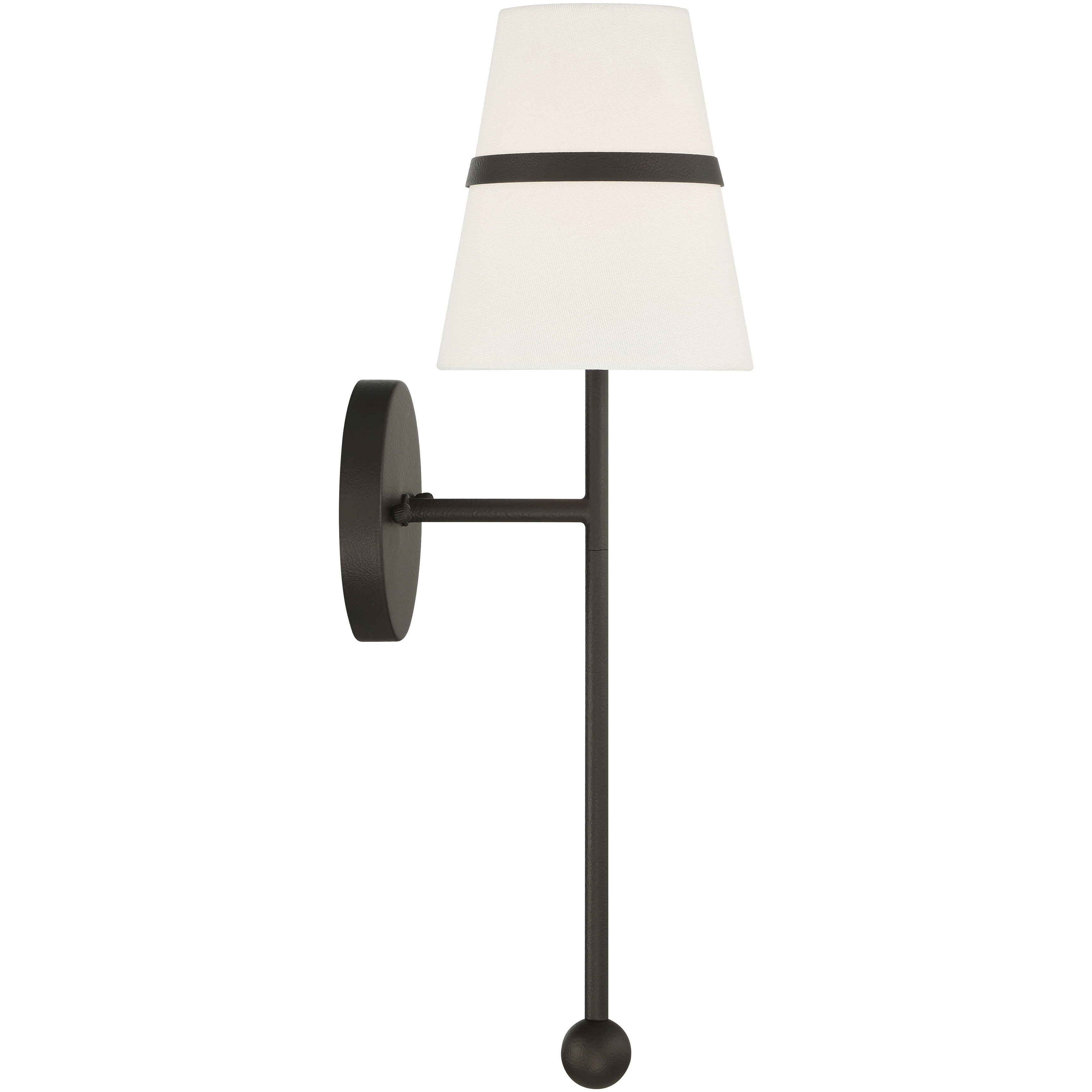 Althia Wall Sconce Wall Light in Textured Dark Bronze