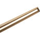 Dakota Linear Pendant Ceiling Light in Beech Wood
