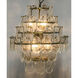 Mystic 6 Light 23.5 inch Antique Brass Chandelier Ceiling Light