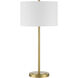 Jones 27 inch Satin Brass Table Lamp Portable Light