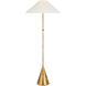 Kelly Wearstler Zealous 61.5 inch 15.00 watt Museum Gild Floor Lamp Portable Light