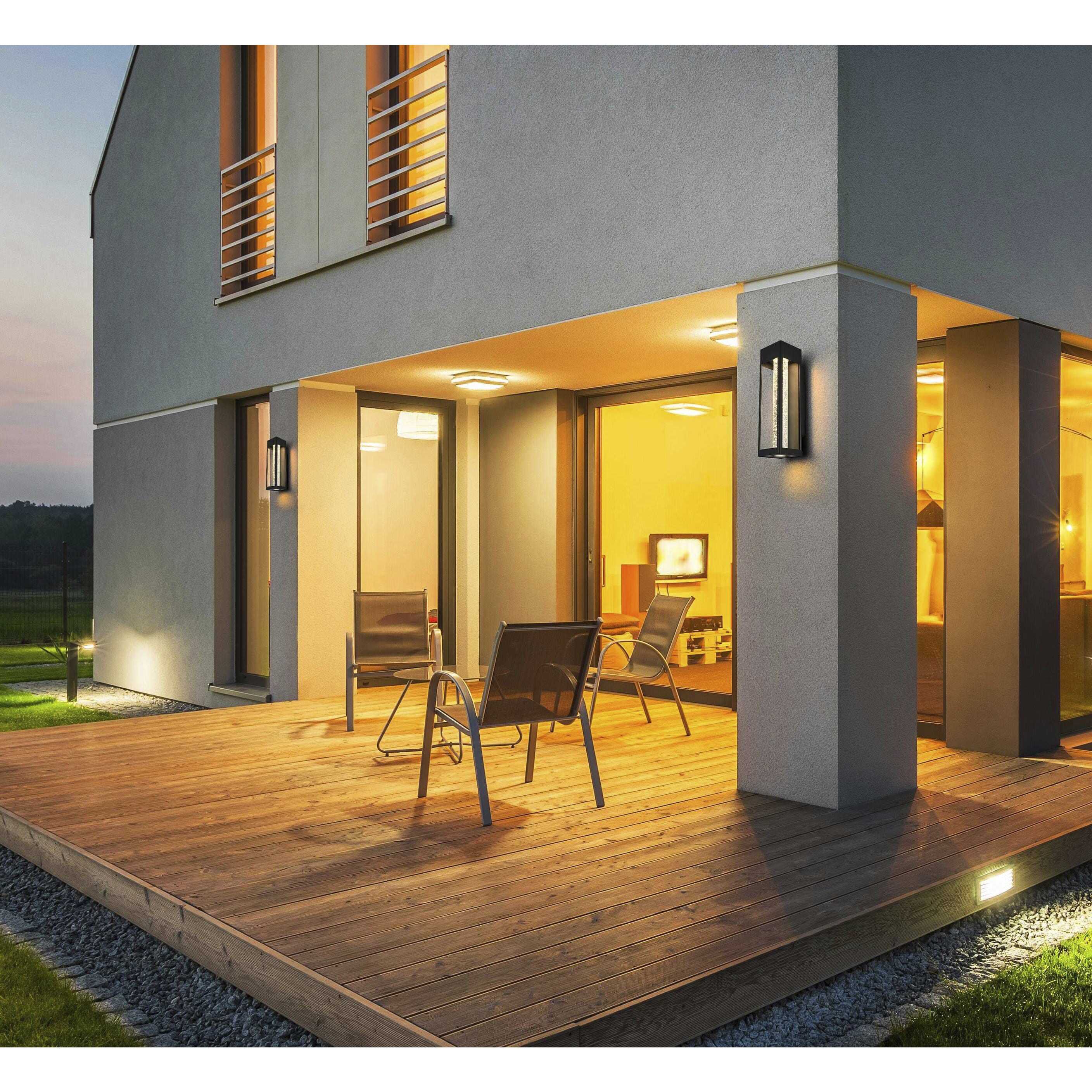 Amaris 1 Light 19 inch Black Outdoor Wall Sconce