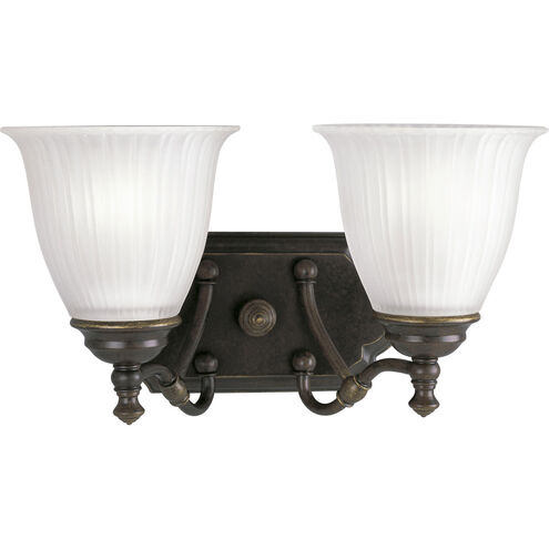 Renovations 2 Light 14 inch Forged Bronze Bath Vanity Wall Light
