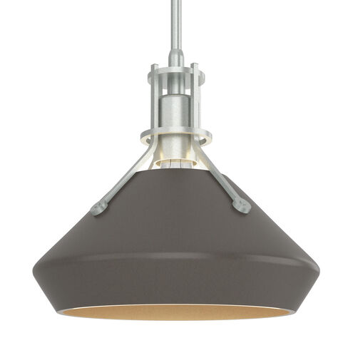 Henry 1 Light 10 inch Vintage Platinum and Dark Smoke Pendant Ceiling Light in Vintage Platinum/Dark Smoke