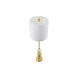 Crystal Accent 31.5 inch 100 watt Gold/Clear Buffet Lamp Portable Light