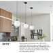 Lisa McDennon Skye 6 Light 24 inch Black Indoor Chandelier Ceiling Light