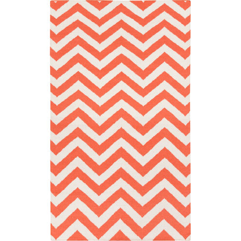 Frontier 96 X 60 inch Burnt Orange, Cream Rug