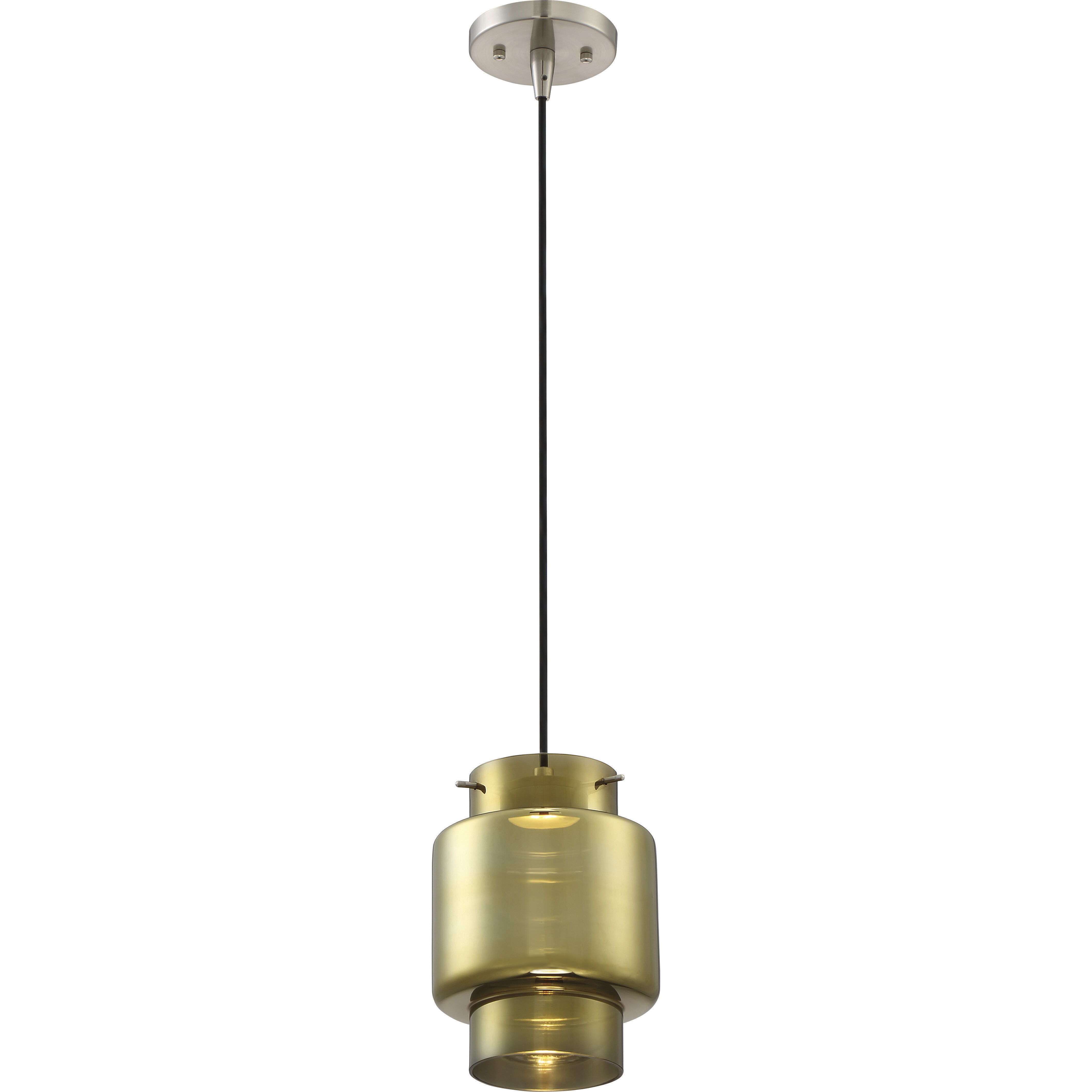 Del 1 Light 6.75 inch Mini Pendant