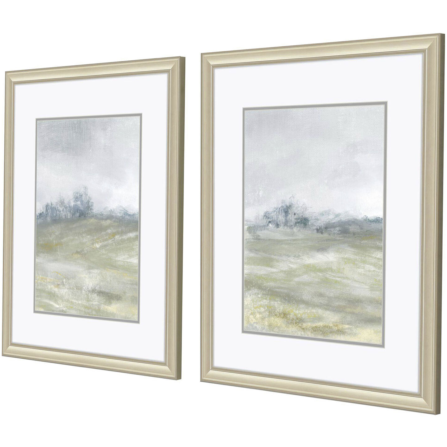 Landscapes Blue and Green and Gray and Neutral Framed Art, Propac