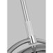 TOB by Thomas O'Brien Bacall 1 Light 15.5 inch Polished Nickel Pendant Ceiling Light