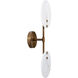 Oracle 2 Light 8 inch Antique Brass ADA Sconce Wall Light