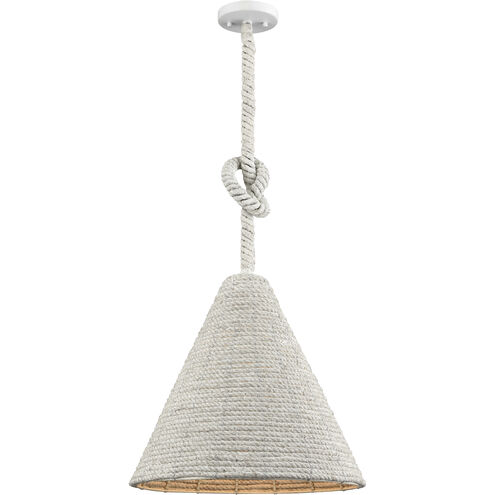 Air Loom 1 Light 16.5 inch White Pendant Ceiling Light