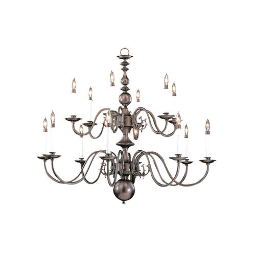 Jamestown 14 Light 41 inch Satin Pewter Foyer Chandelier Ceiling Light