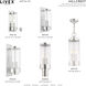 Hillcrest 2 Light 15.75 inch Polished Chrome Medium Outdoor Wall Lantern