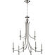 Rossington 9 Light 26.5 inch Polished Nickel Chandelier Ceiling Light