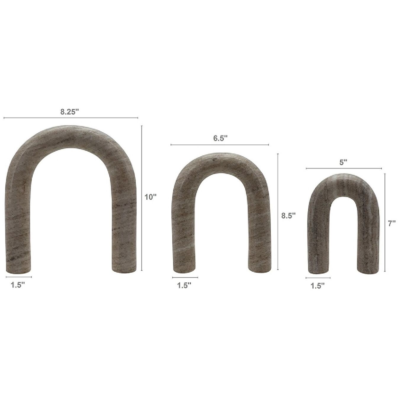 Anita 7.9 X 2.6 inch Sculptures