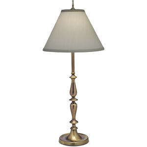 Ellie 34 inch 150.00 watt Antique Brass Buffet Lamp Portable Light