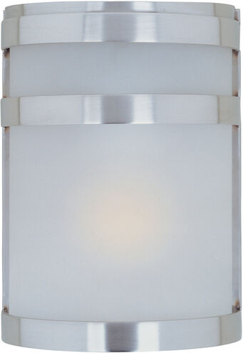 Arc 1 Light 9 inch Stainless Steel Outdoor Wall Mount