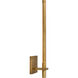 Kelly Wearstler Axis LED 4.5 inch Antique-Burnished Brass Sconce Wall Light, Medium