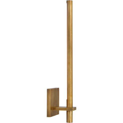 Kelly Wearstler Axis LED 4.5 inch Antique-Burnished Brass Sconce Wall Light, Medium