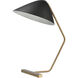 Vance 22 inch 40.00 watt Black with Aged Brass Table Lamp Portable Light