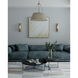Lytham LED 24.25 inch Antique Gold Leaf Pendant Ceiling Light