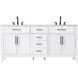 Virginia 72 X 35 inch White Bathroom Vanity Cabinet
