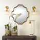Elise 31 X 27 inch Antique gold Mirror
