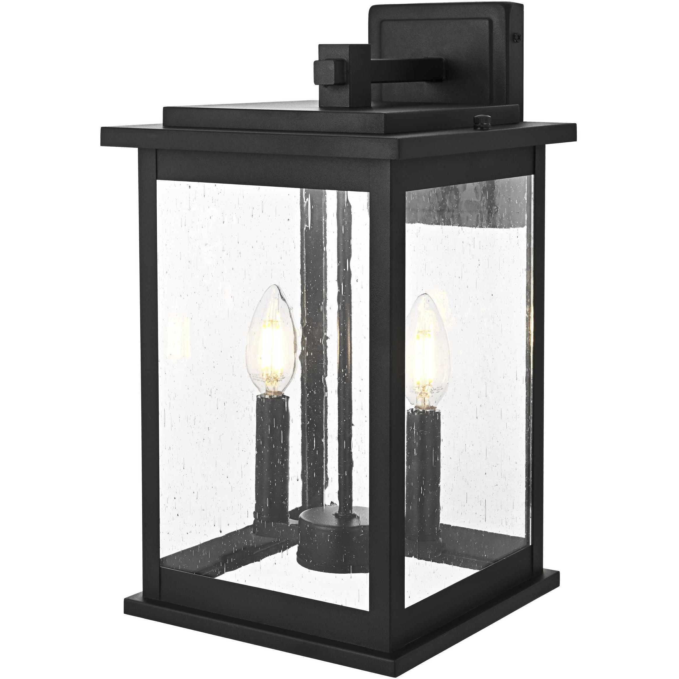 Ringgold 2 Light 16 inch Black Outdoor Wall Sconce