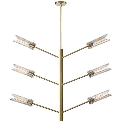 Potomac 6 Light 44 inch Aged Brass Chandelier Ceiling Light