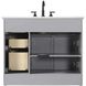 Remington 42 X 35 inch Grey Bathroom Vanity Cabinet