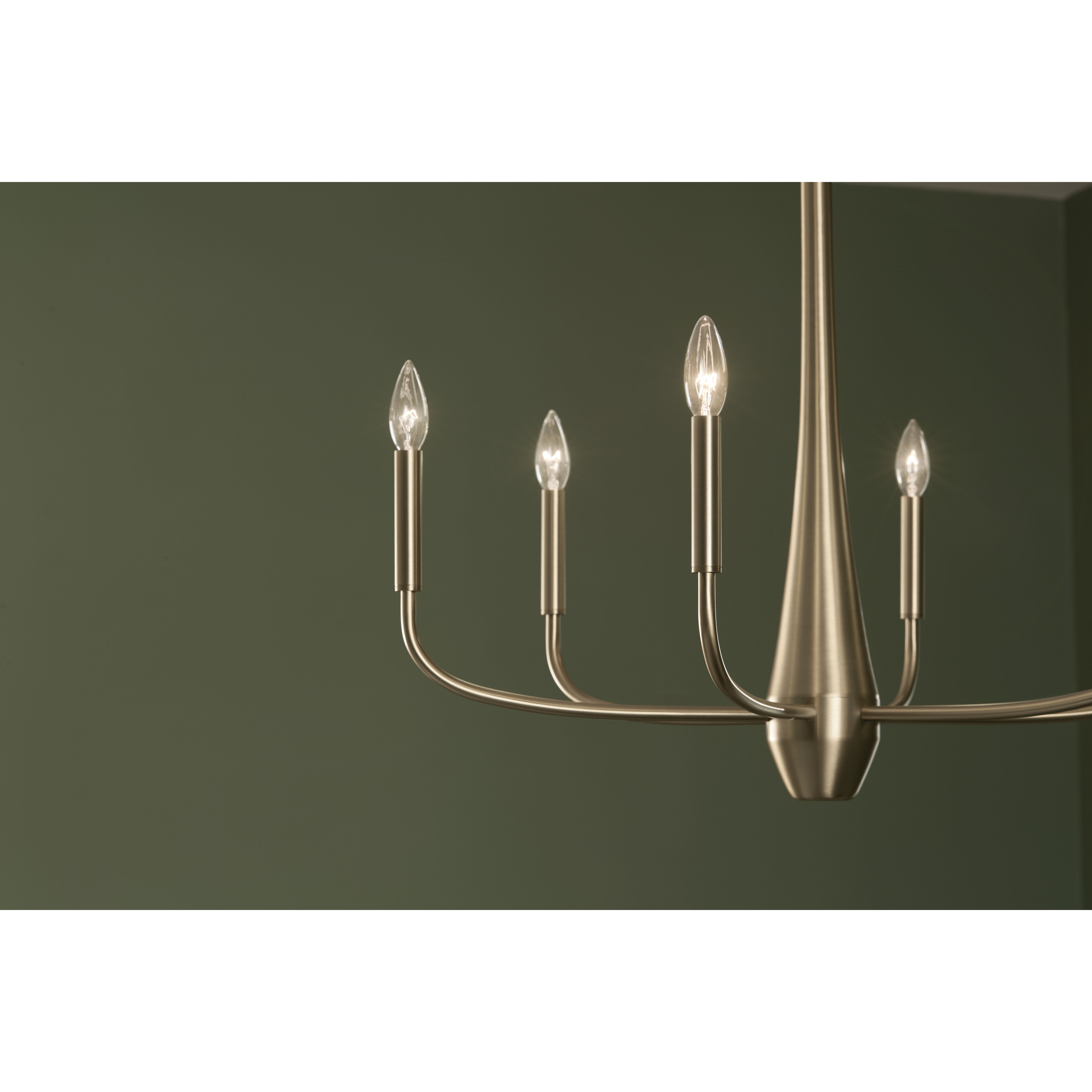 Deela LED 28 inch Champagne Bronze Chandelier Ceiling Light