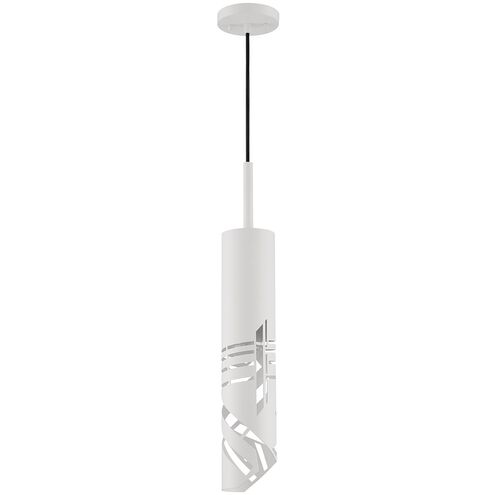 Knoll 1 Light 4.75 inch White Pendant Ceiling Light