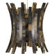 Alsop 36 Light 37 inch Brown and Black with Silver Multi-Drop Pendant Ceiling Light