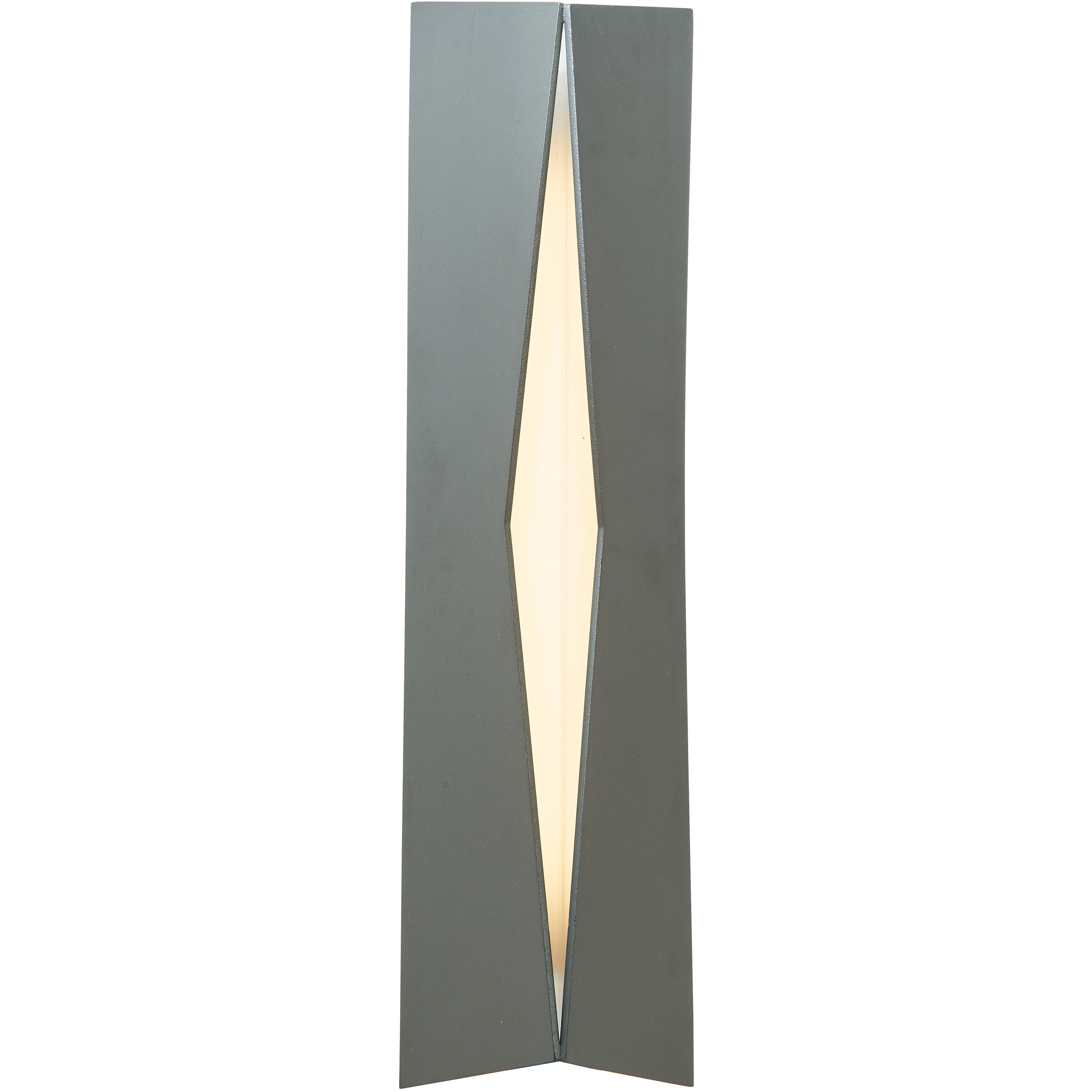 Omega LED 18 inch Matte Black Outdoor Wall Light