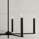 Portman 5 Light 27.75 inch Matte Black Chandelier Ceiling Light