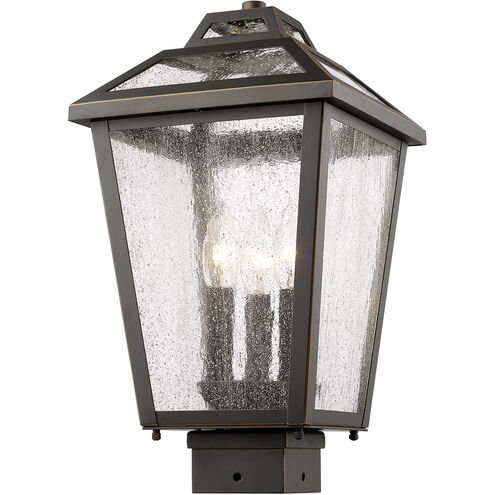 Bayland 3 Light 9.00 inch Post Light & Accessory