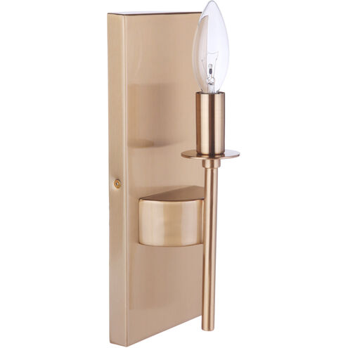 Larrson 1 Light 4.5 inch Satin Brass ADA Wall Sconce Wall Light