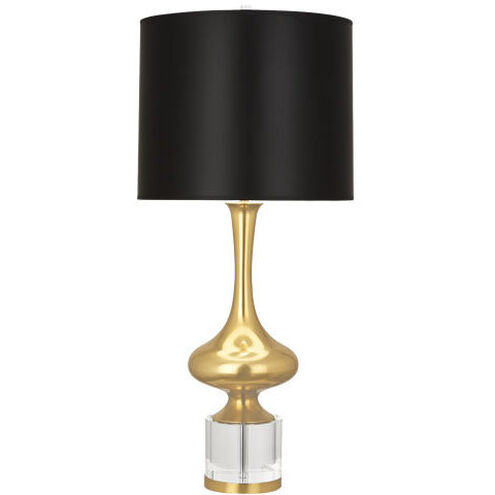 Jeannie 33.5 inch 150.00 watt Modern Brass Table Lamp Portable Light in Black with Gold