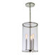 Gramercy 3 Light 8 inch Polished Nickel Pendant Ceiling Light