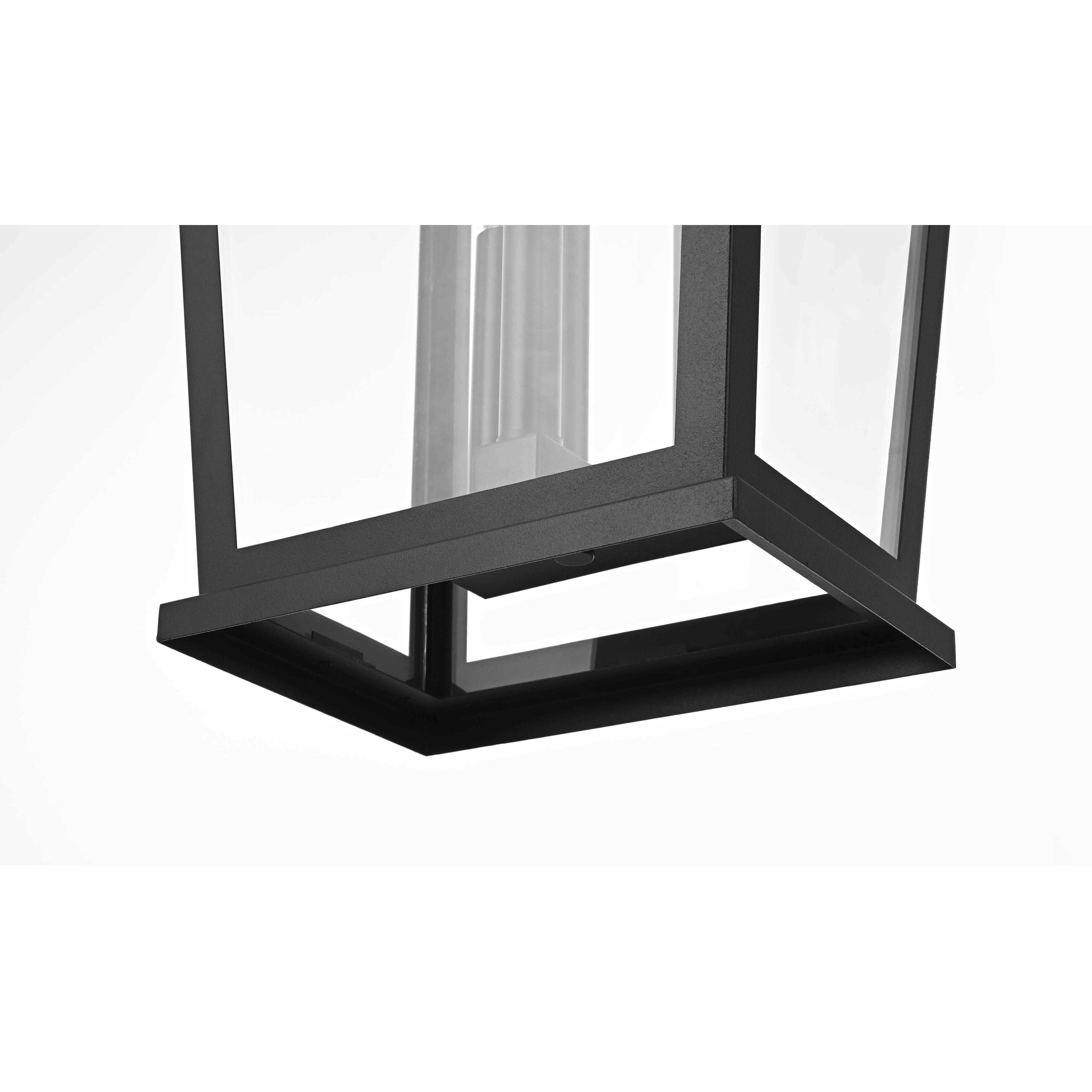 Berks 3 Light 22 inch Black Outdoor Wall Sconce