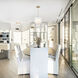 Pixie LED 12 inch Brushed Gold Pendant Ceiling Light