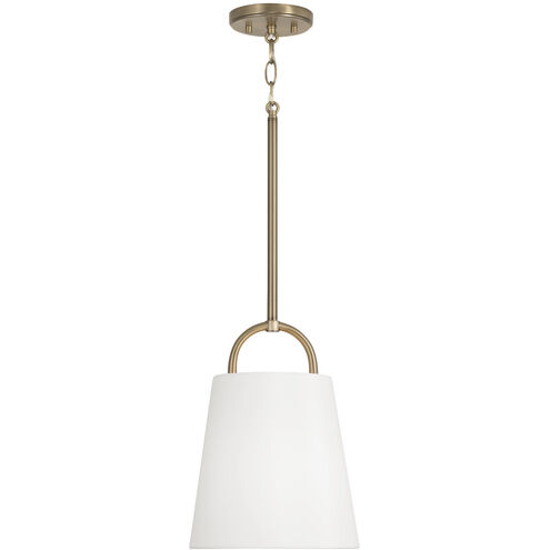 Brody 1 Light 10 inch Aged Brass Pendant Ceiling Light